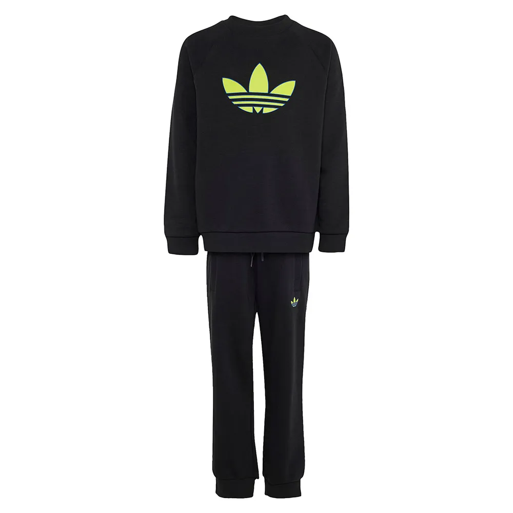 Комплект adidas Originals Trefoil Loose Crew, черный — фото 3