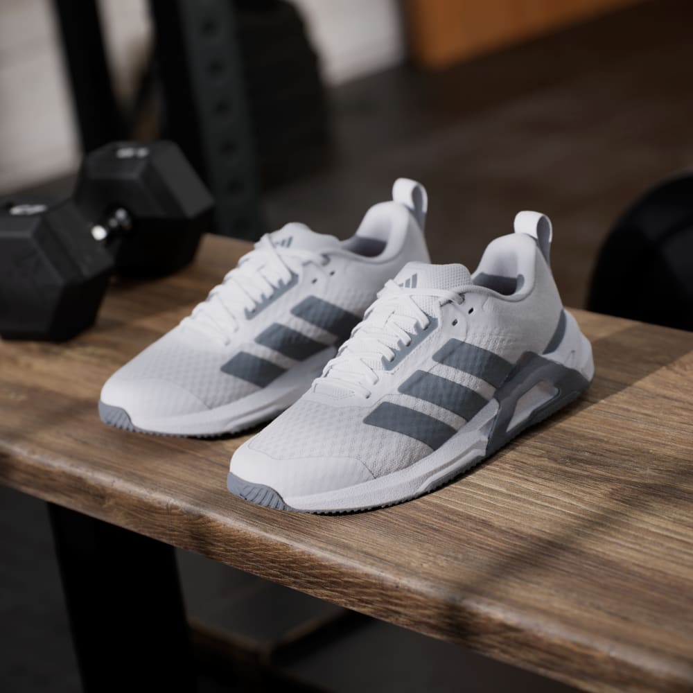 Кроссовки Adidas Dropset Control Training Shoes, цвет Cloud White/Grey/Lucid Red — фото 4