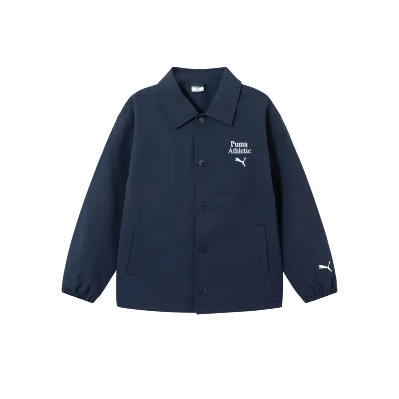 

Детские повседневные рубашки с отворотом, умеренной длины Puma, темный синий 80802