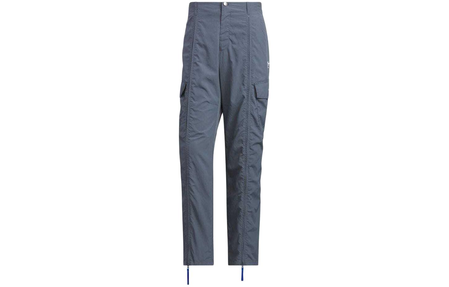 

KR OP Co-branded Model Cargo Pants Men Grey Adidas Originals, серый