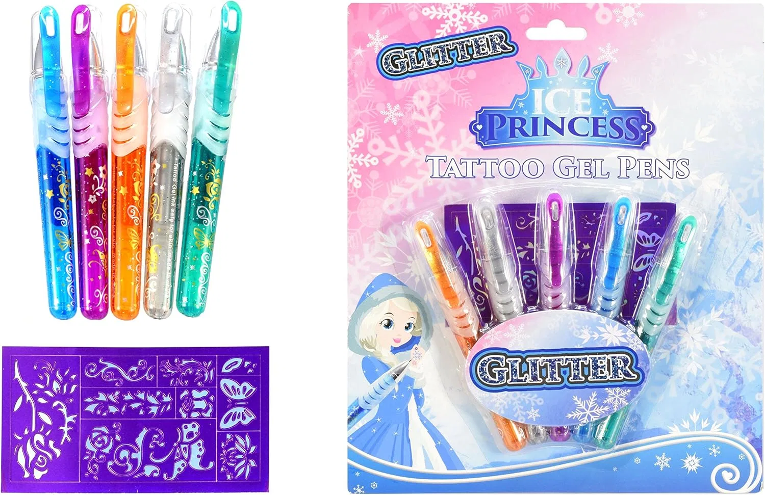 Набор гелевых ручек с блестками «Ice Princess» от Brandsseller Brandsseller, Ice Princess
