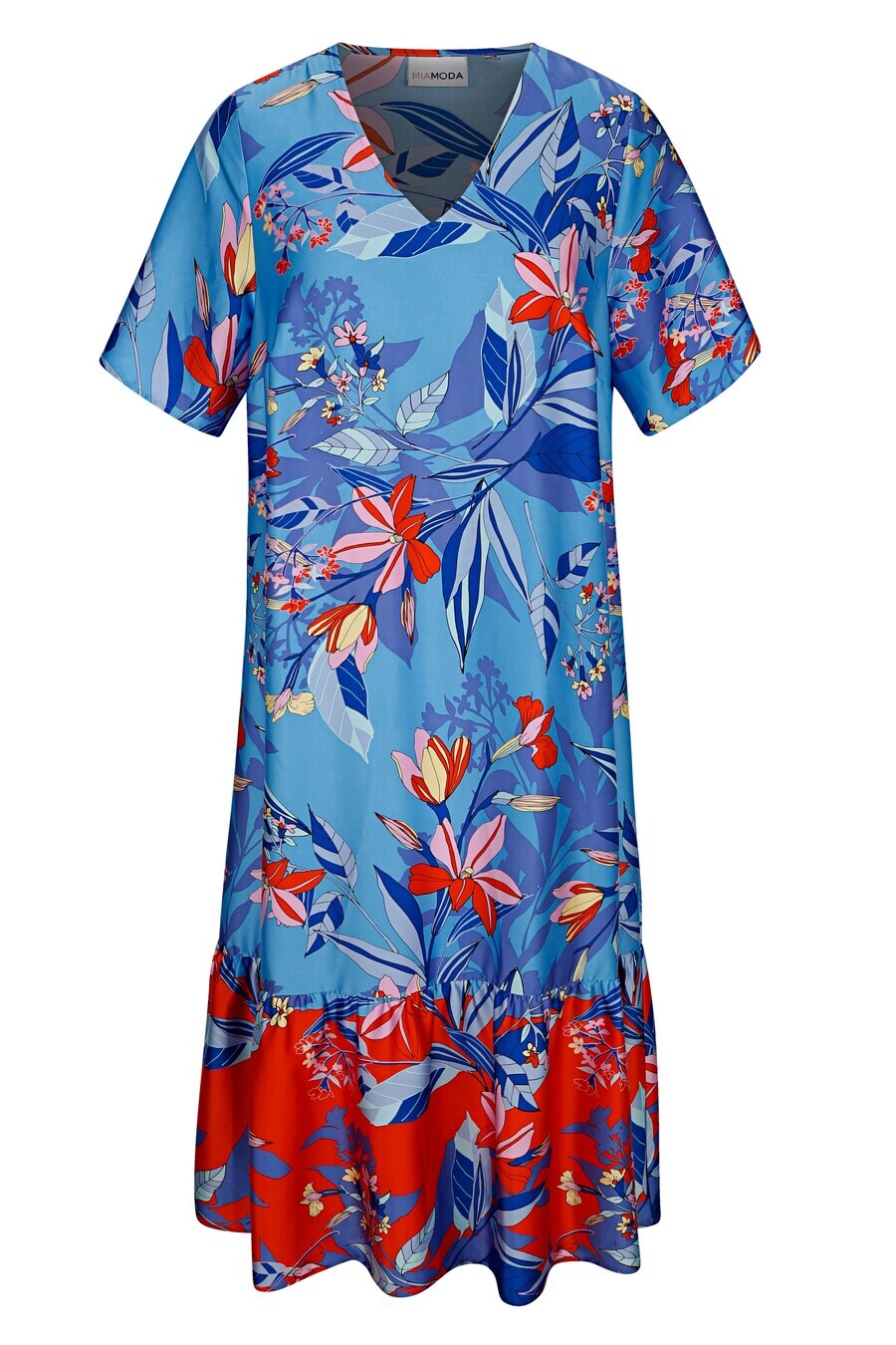 

Платье макси MIAMODA Dress, синий/светло-синий