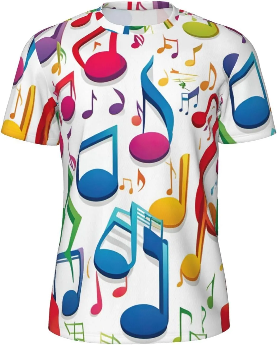 

Футболка мужская летняя с принтом Music Notes 1, легкая и дышащая SDFHU