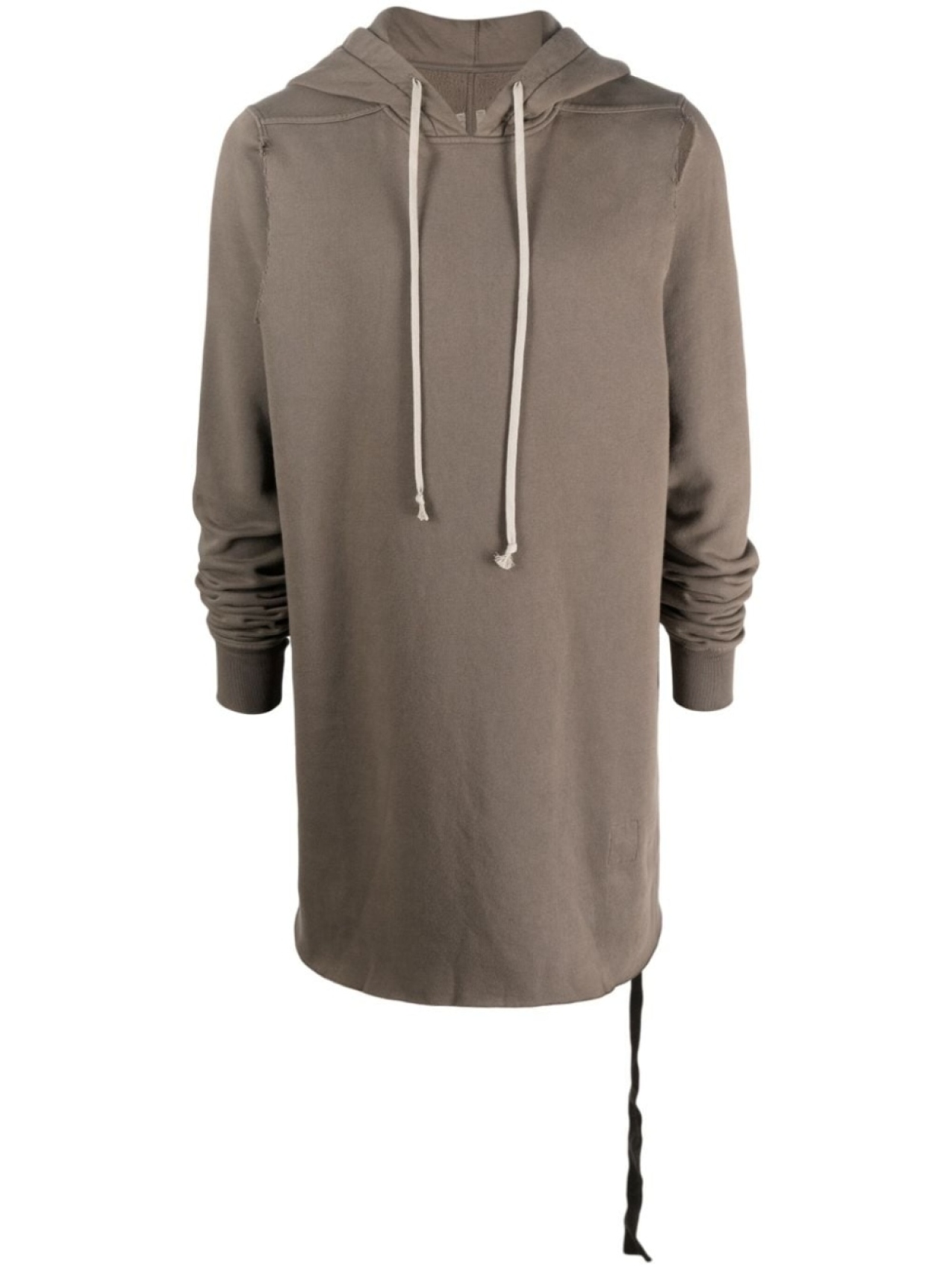 

Rick Owens DRKSHDW cut-out drawstring hoodie, коричневый