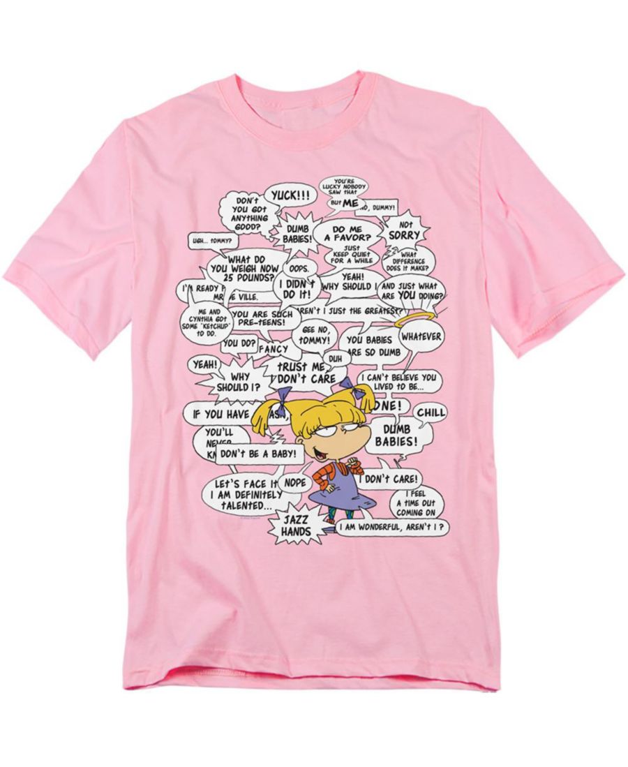 

Мужская футболка Angelica с известными цитатами Overload Rugrats, Pink, Розовый, Мужская футболка Angelica с известными цитатами Overload Rugrats, Pink