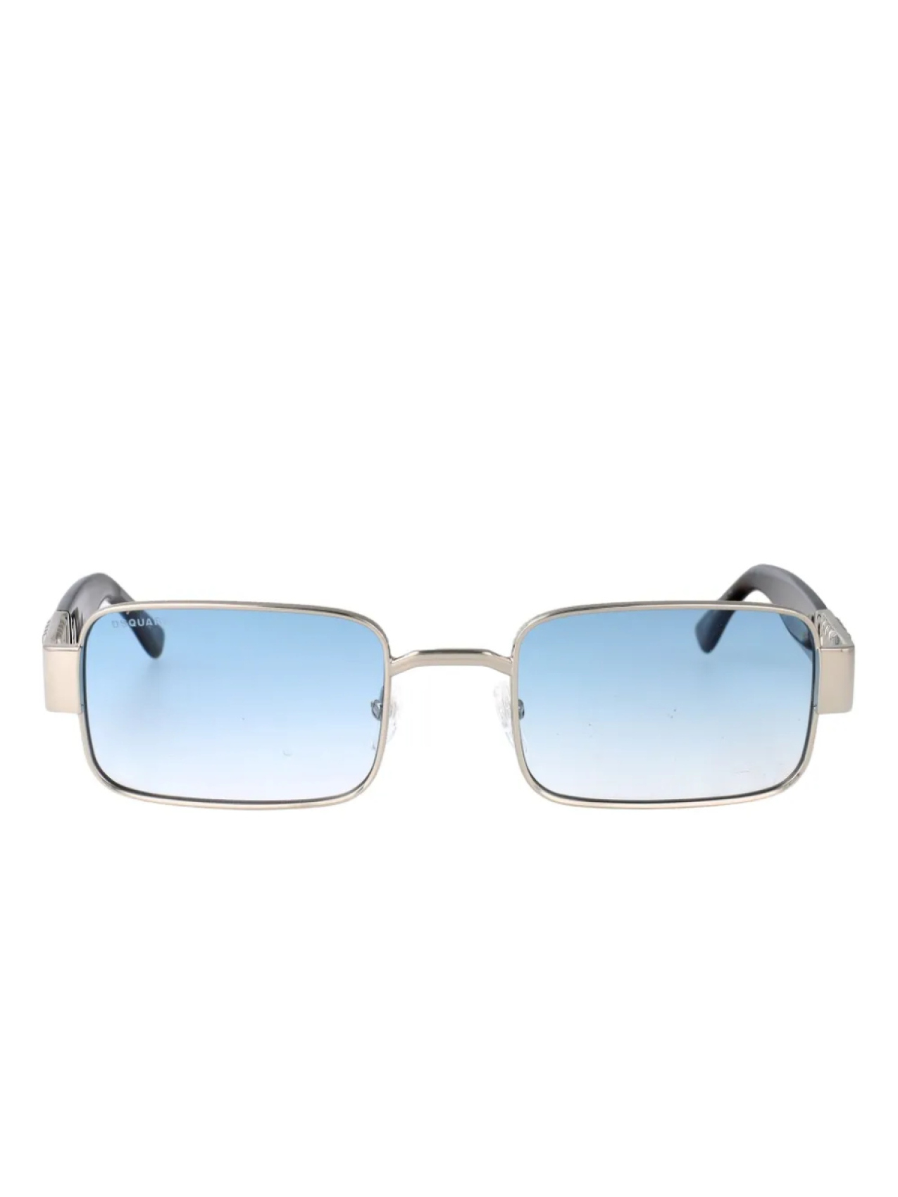 

Солнцезащитные очки DSQUARED2 EYEWEAR в прямоугольной оправе с декором, серый