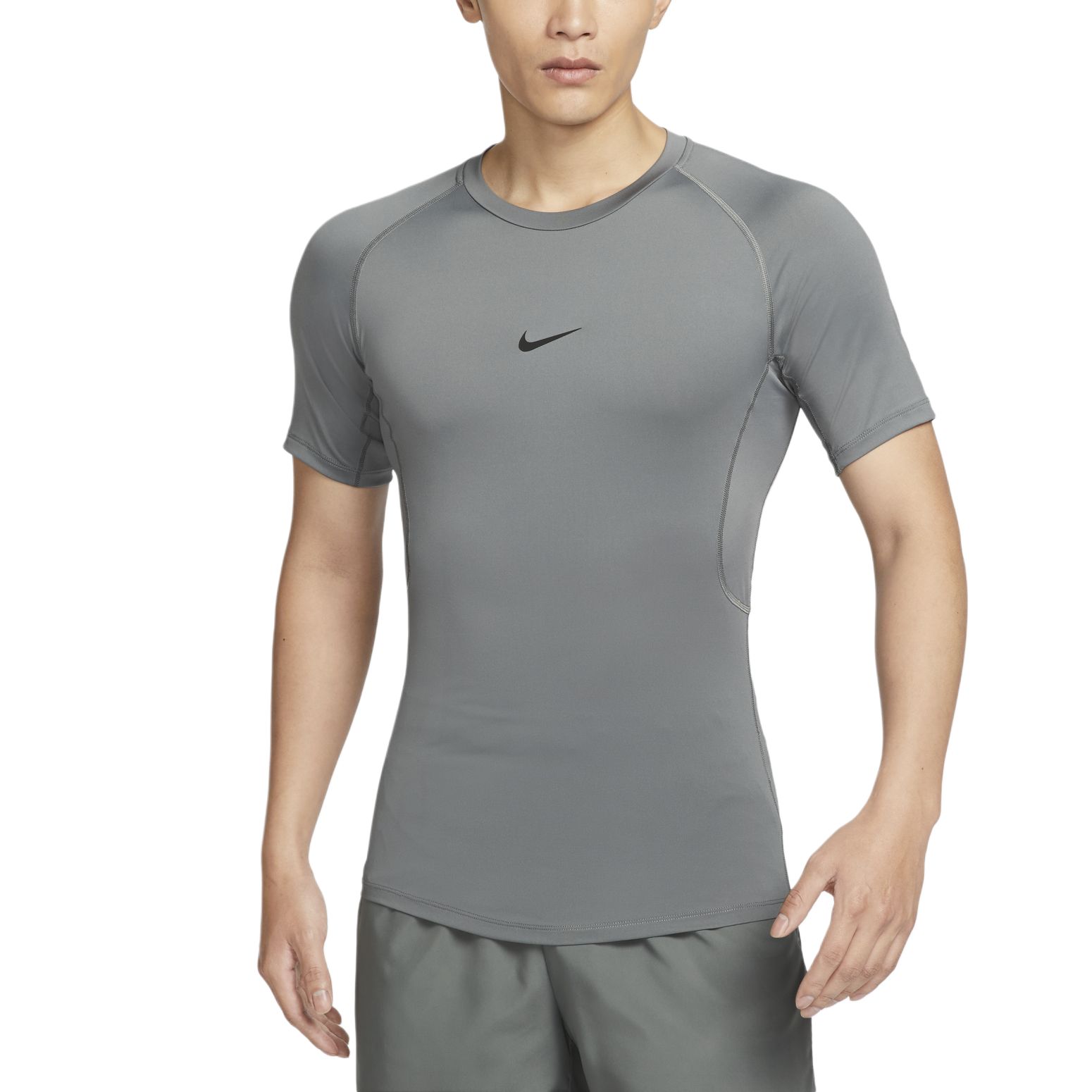 

Nike Футболка ProDri Fit мужская smoke gray/black, Черный, Nike Футболка ProDri Fit мужская smoke gray/black