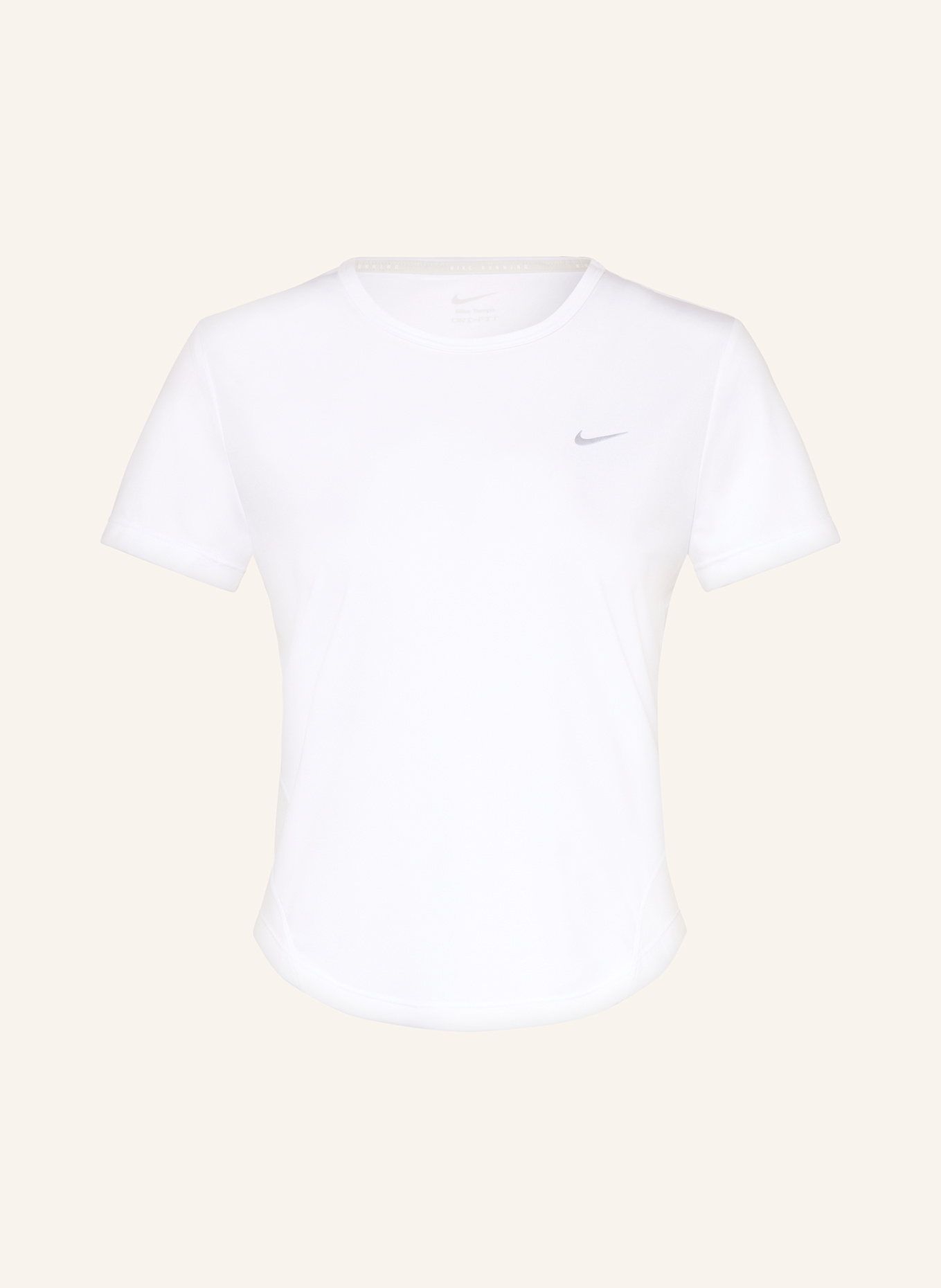 

Темп бега в майке Nike, белый