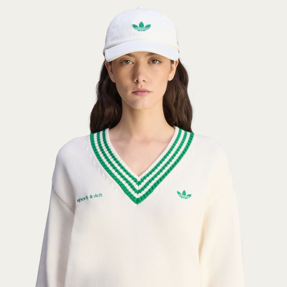 

Кепка Adidas Sporty & Rich Cap, цвет Chalk White/Green