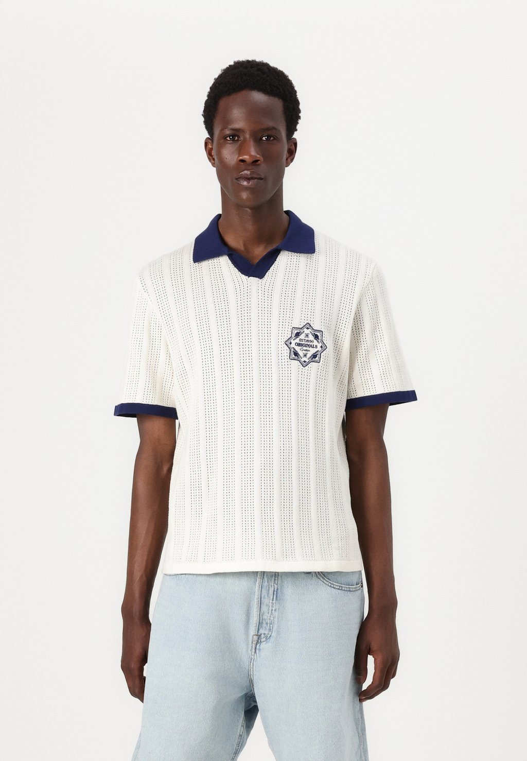 

Рубашка поло JORDIA SPLIT NECK Jack & Jones, бежевый