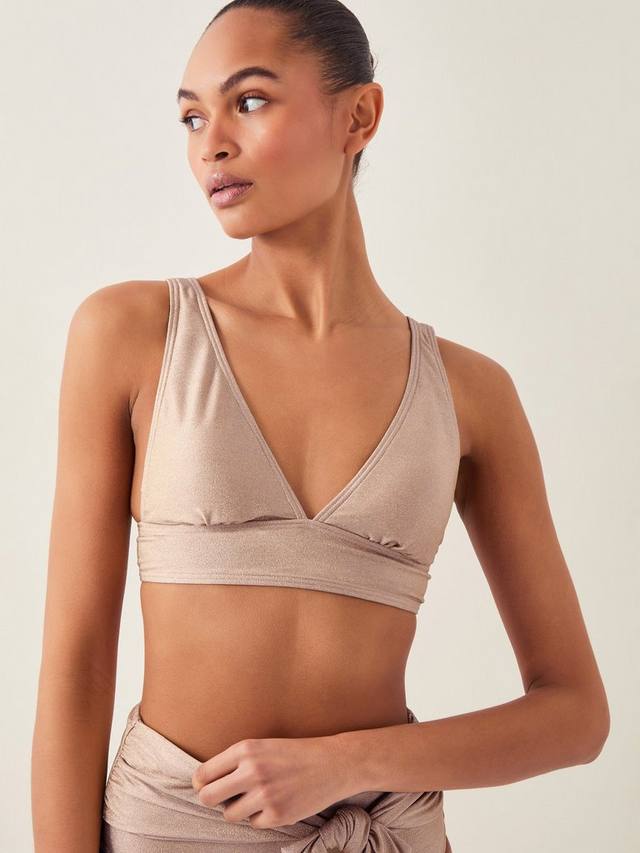 

Kiki Triangle бикини топ Monsoon, Gold