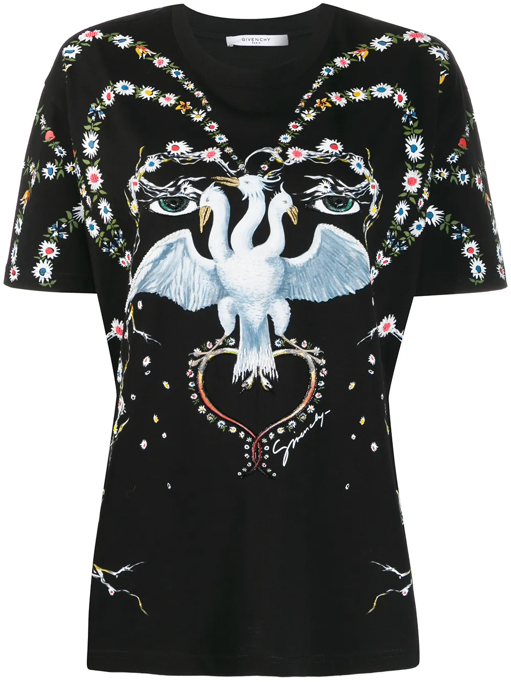 

Декорированная футболка Givenchy, черный
