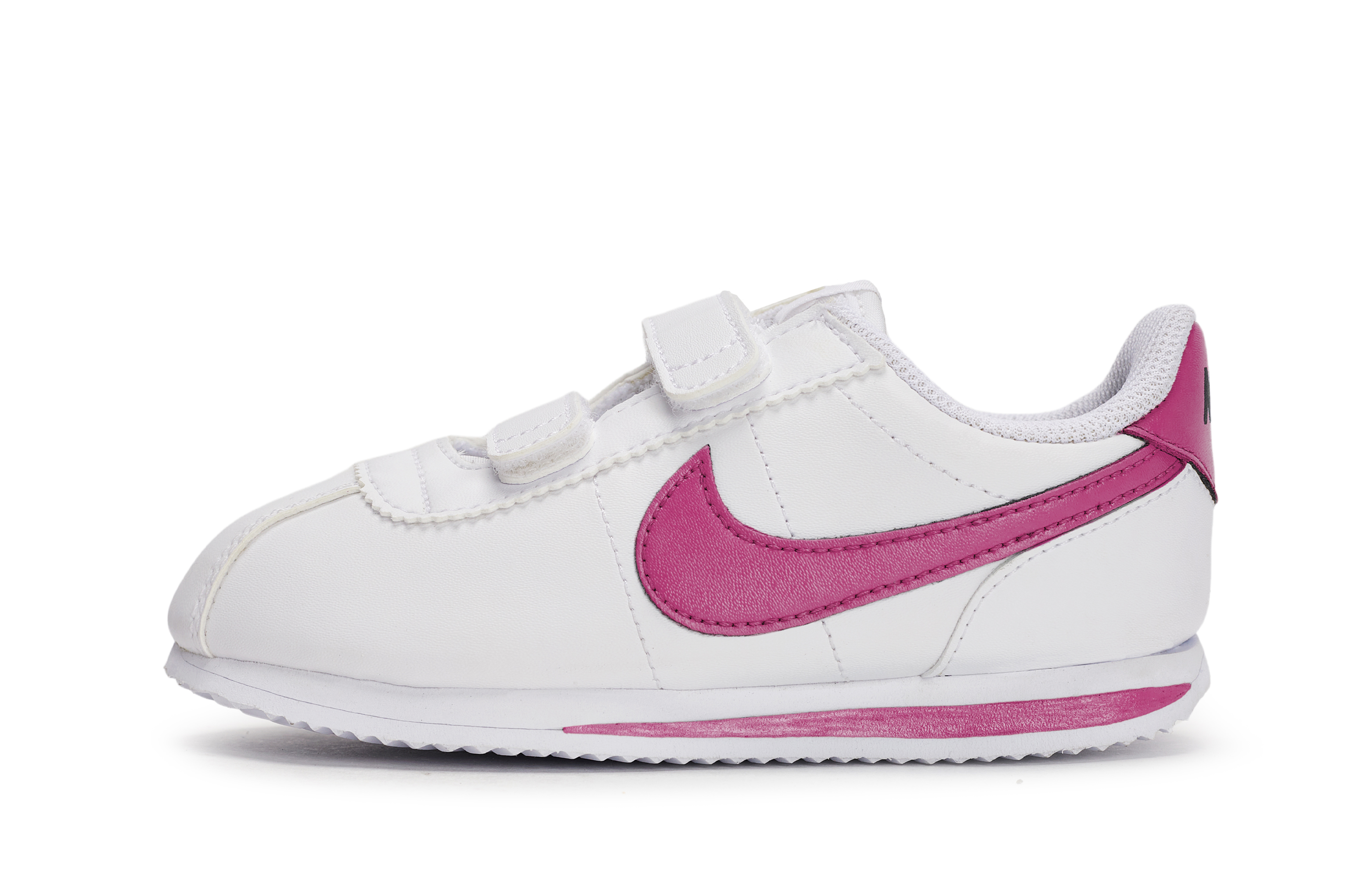 

Кроссовки Cortez Basic SL для малышей Nike, белый/розовый/красный