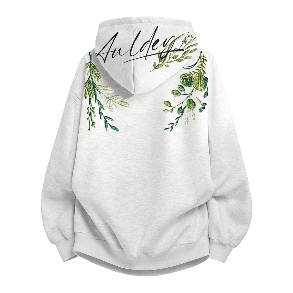 

Толстовка Unisex Hooded Moderate Regular AULDEY, белый heather серый[thickened and fleece-lined]