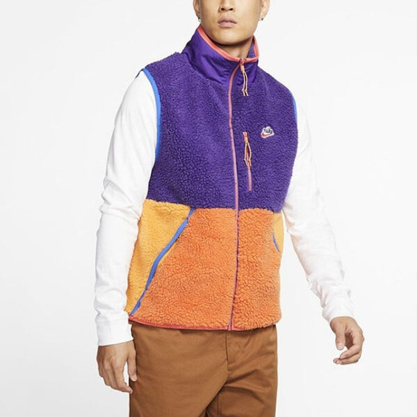 Жилет sportswear sportswear vest purple/orange Nike, фиолетовый — фото 4