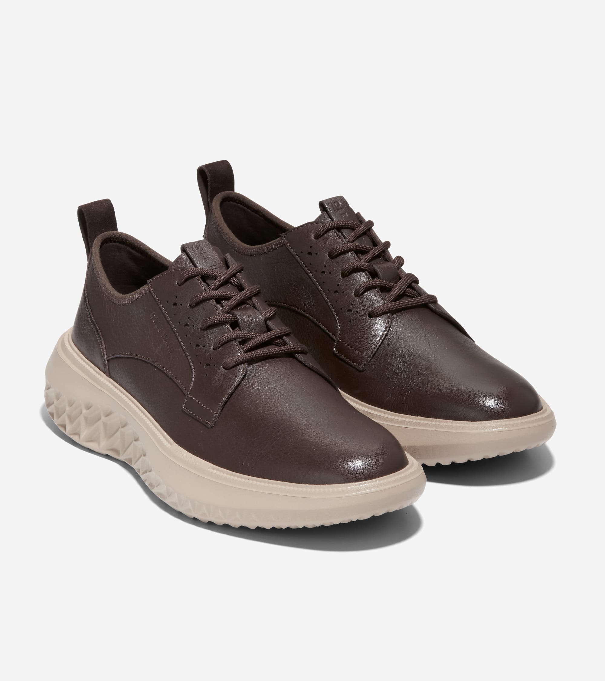 

Cole Haan Zerogrand Wfa Оксфорды с простым носком, цвет dark chocolate-cobblestone