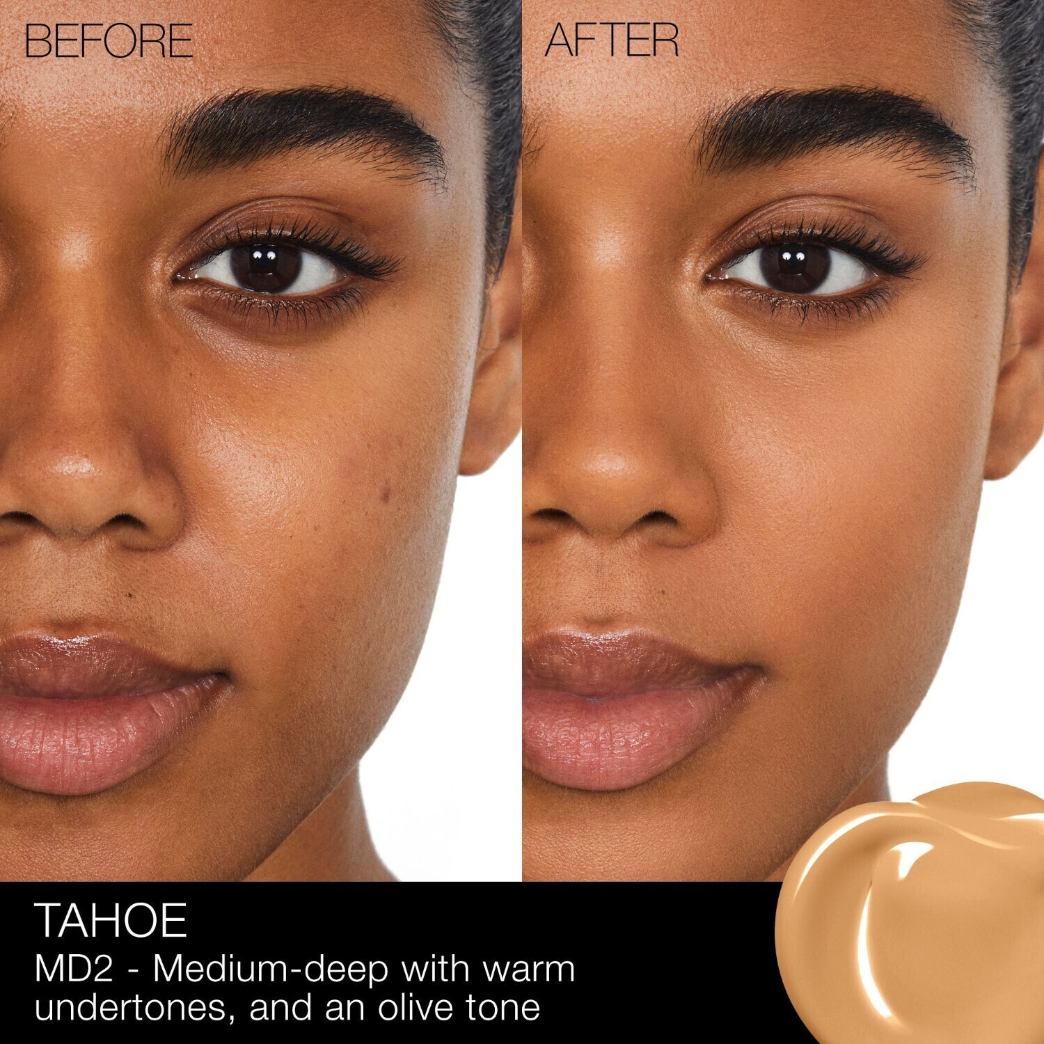 Тональный крем для лица sheer glow collection sheer glow Nars, 49 - tahoe, объем 30 мл — фото 2