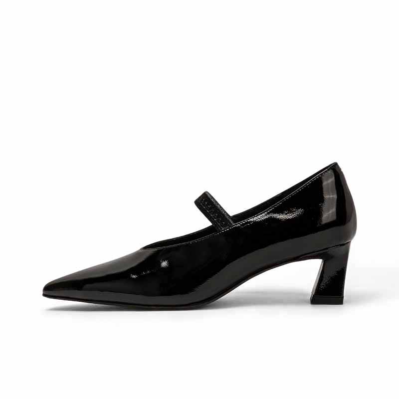 SHOEMAKER QUEEN Туфли Мэри Джейн на массивном каблуке женские молочно-белые, цвет Milk White — фото 3