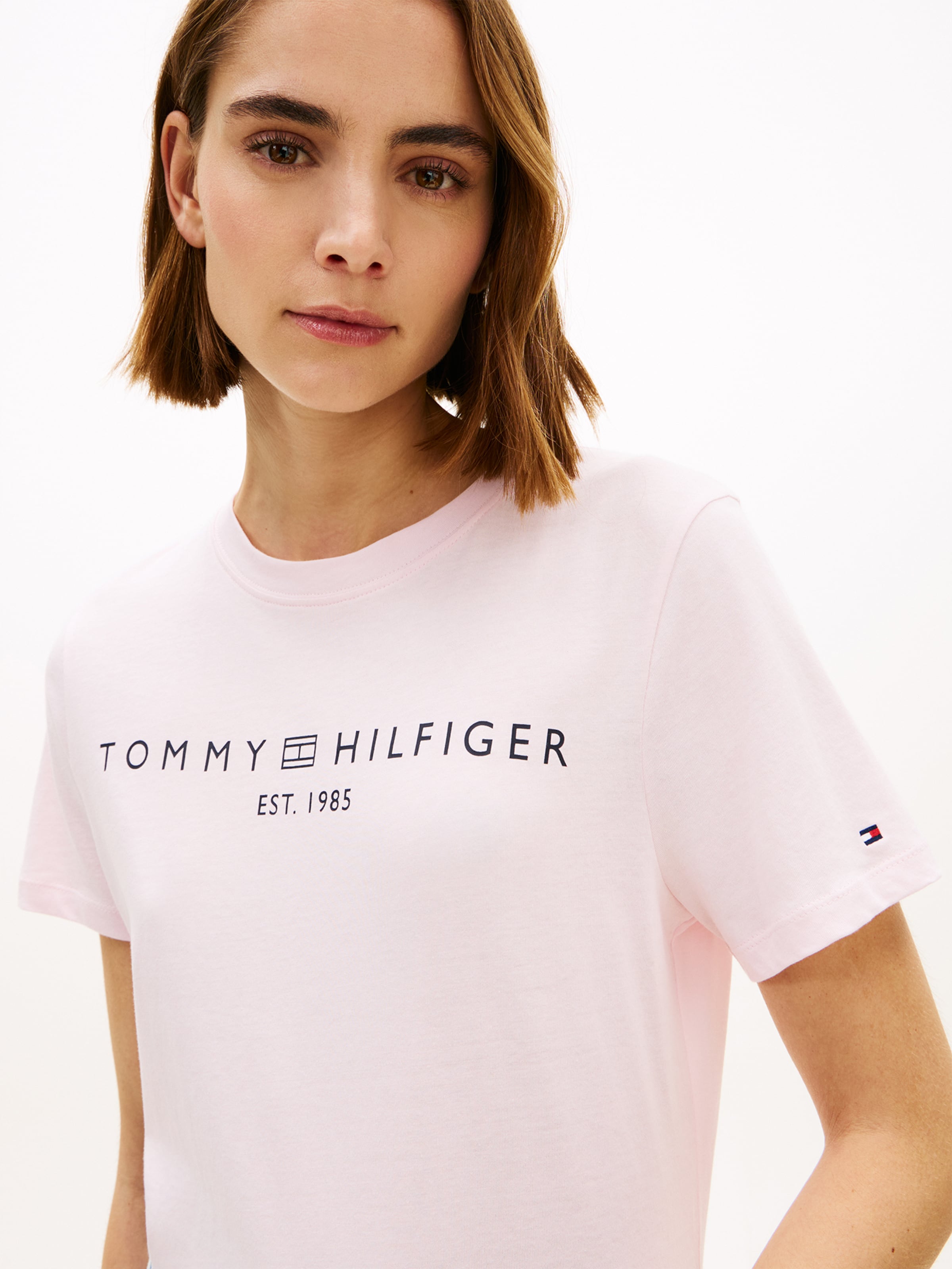 TOMMY HILFIGER Футболка в розовом цвете — фото 2