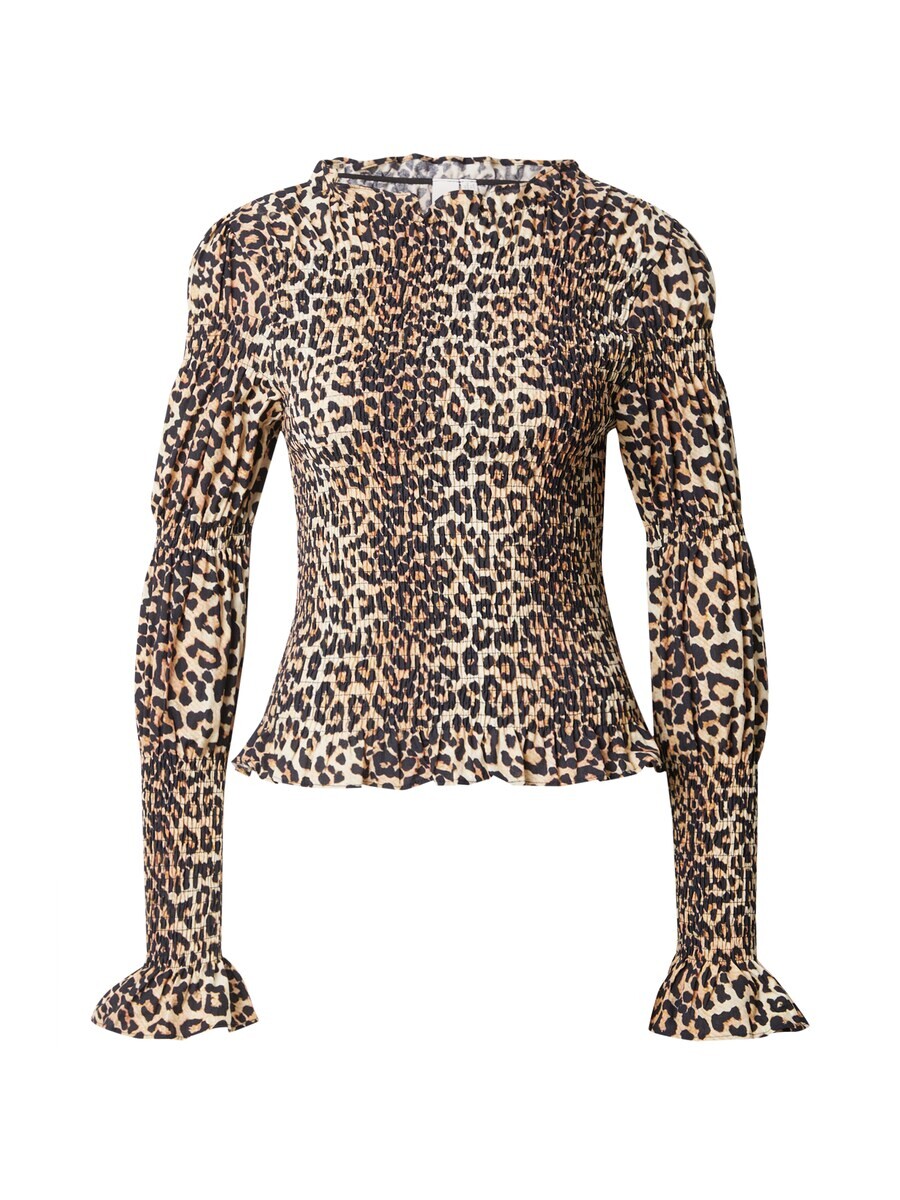 

Блузка YAS Blouse YASCHEMMA, цвет brown/cappuccino