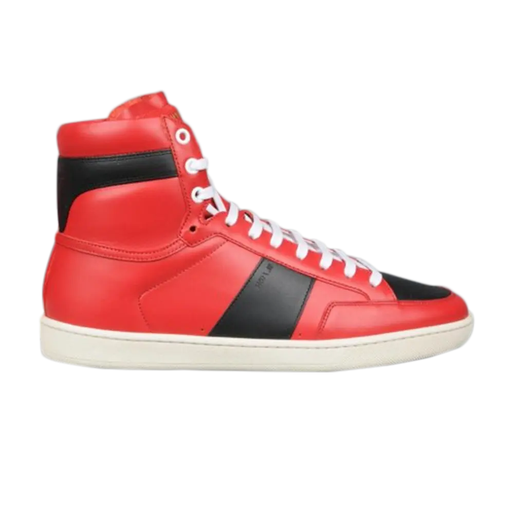 Высокие кроссовки Yves Saint Laurent SL/10H High Top, красный