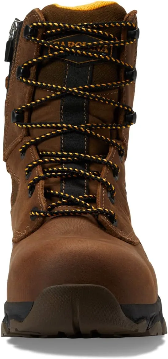 

Мужские ботинки Carolina с композитным носком, 8-дюймовой подрамной конструкцией и защитой от электрических ударов, темно-коричневый