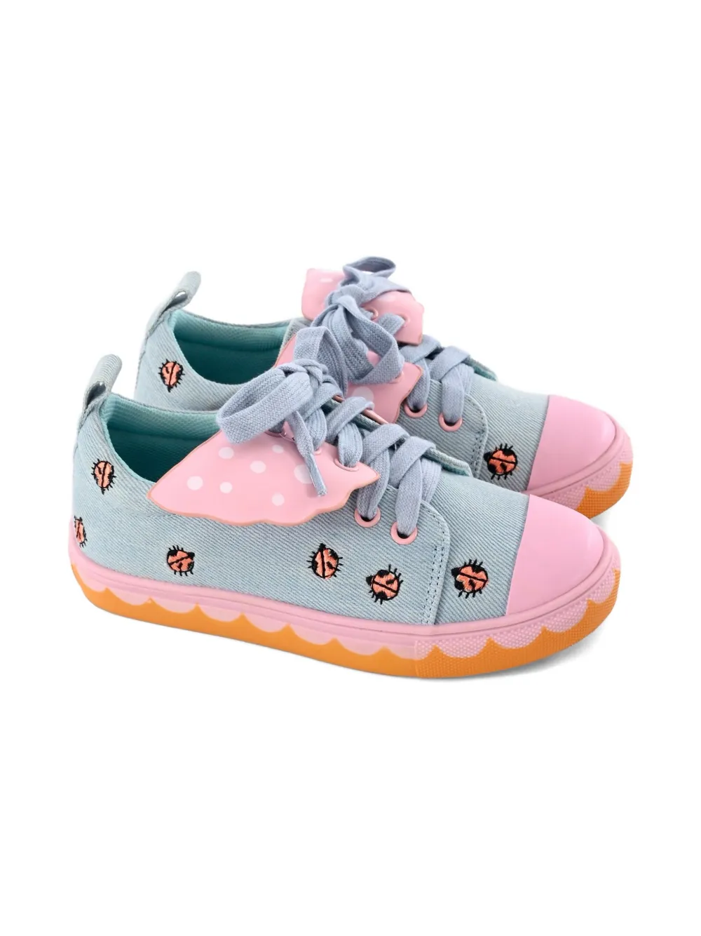 

Кроссовки с крыльями божьей коровки Stella McCartney Kids, синий