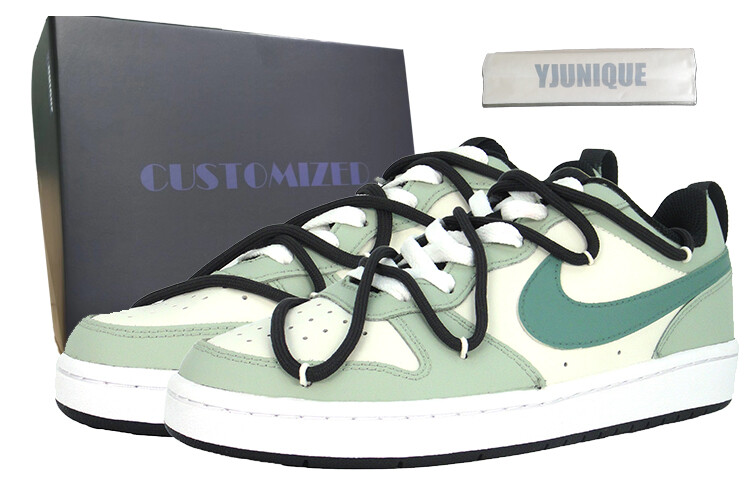 

Кроссовки Nike Court Borough Skateboard Shoes Women's Low-Top Green, Зеленый, Кроссовки Nike Court Borough Skateboard Shoes Women's Low-Top Green