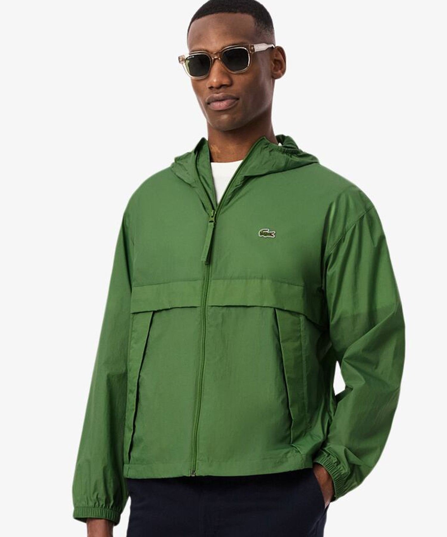 Легкая, водоотталкивающая, моющаяся, компактная куртка LACOSTE, Light green