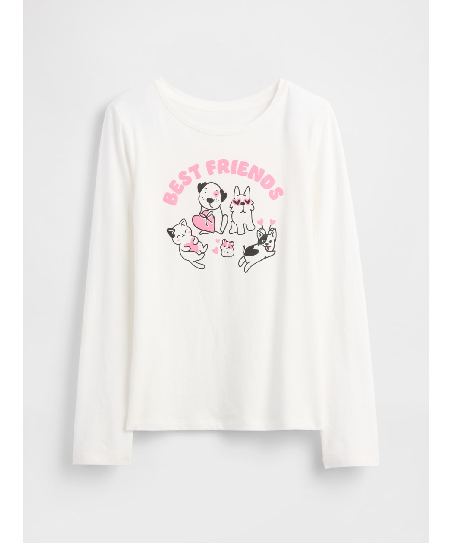 (K) Футболка с графическим принтом (детская) GAP, BFF_WHITE