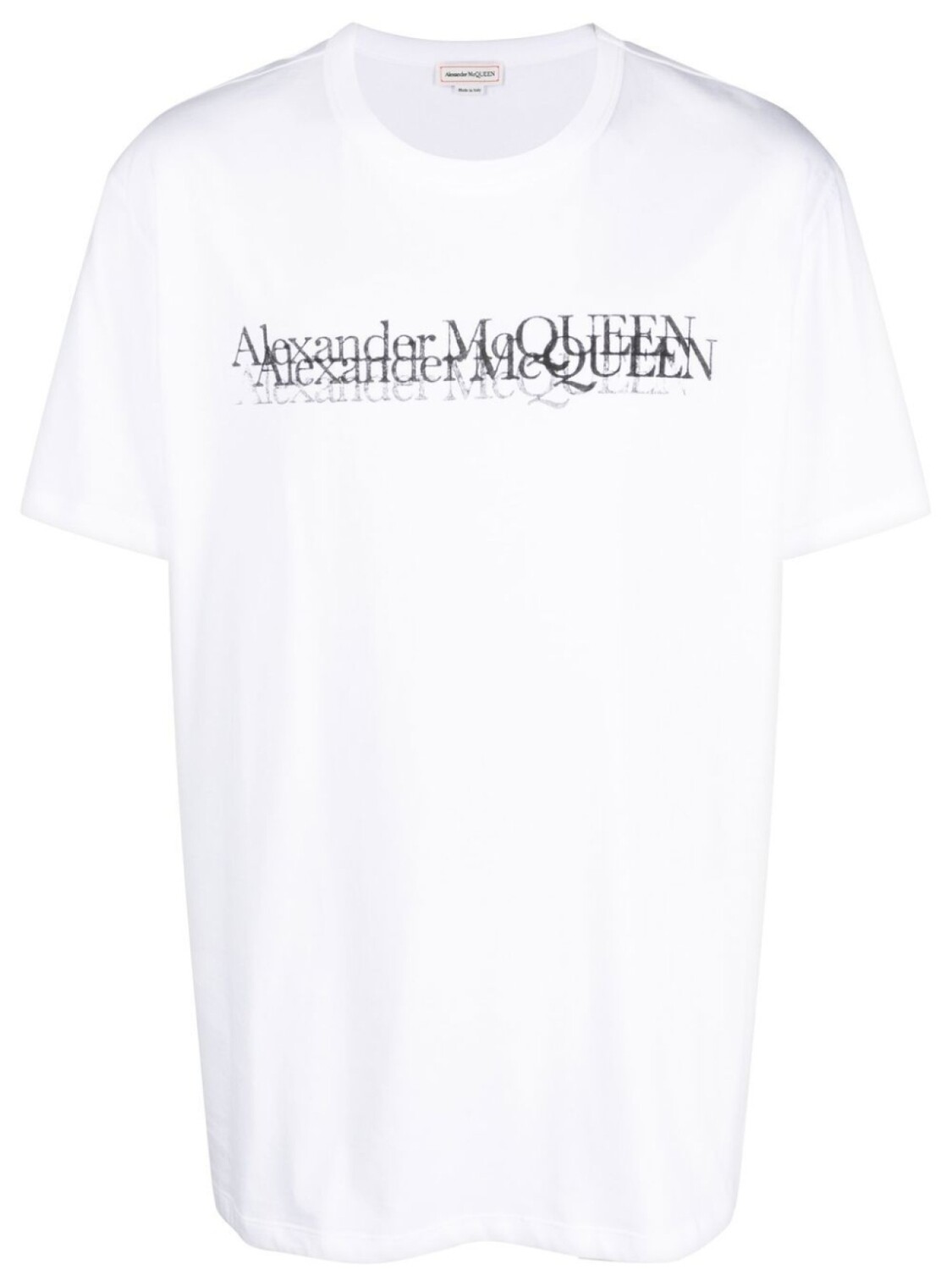 

Футболка с логотипом Alexander McQueen, белый