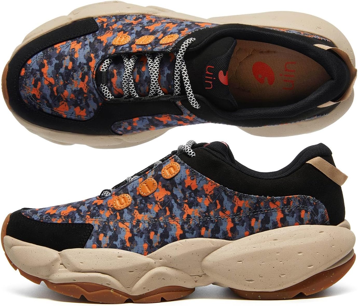 

Мужские модные кроссовки UIN для ходьбы, путешествий и активного отдыха Mares VI, Lava