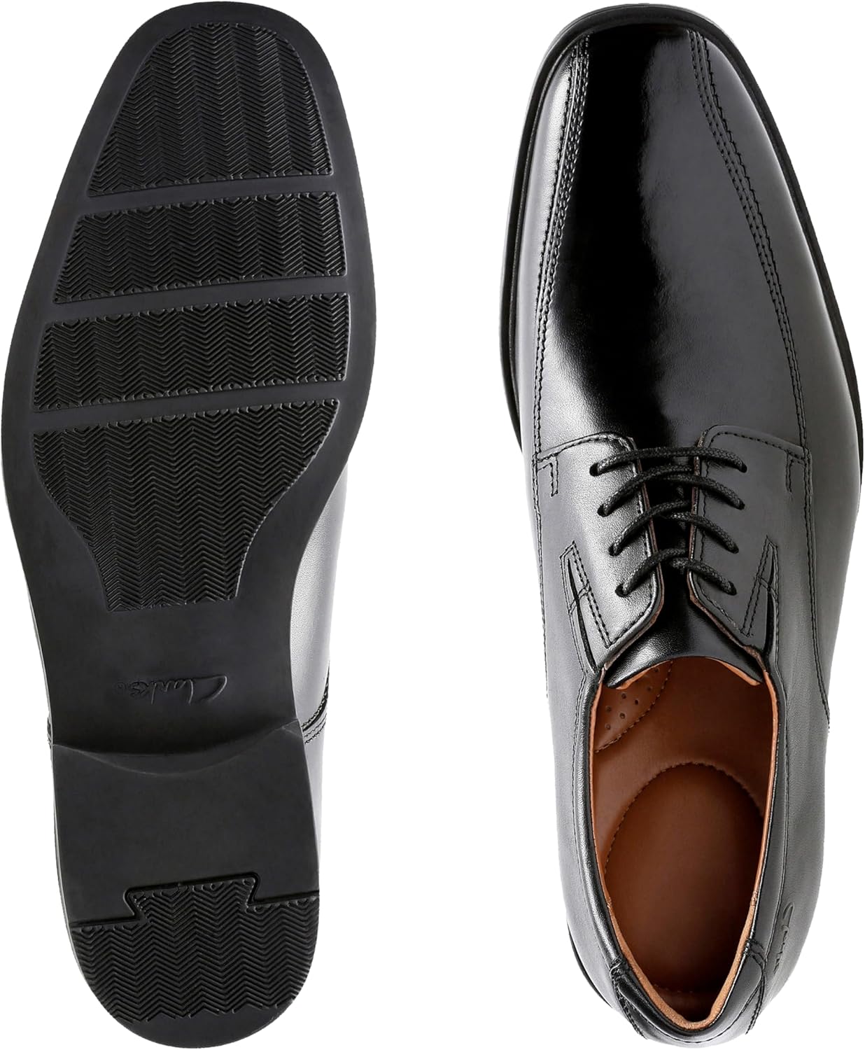 Мужские туфли Clarks Tilden Walk, черный — фото 4