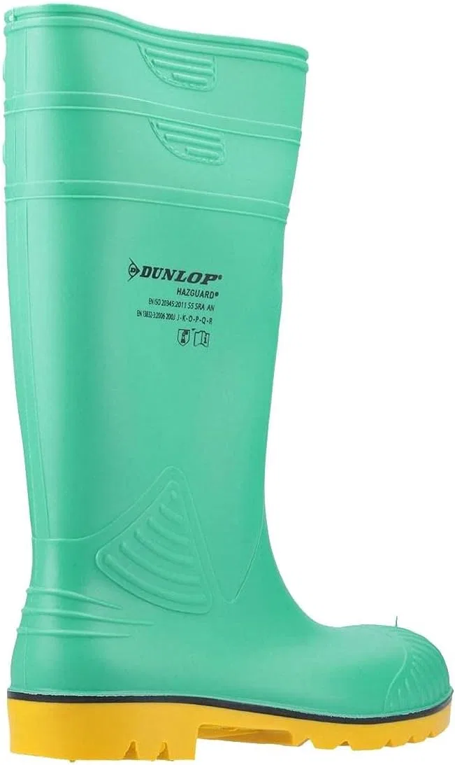 Ботинки Dunlop Hazguard S5, Green Black Yellow — фото 4