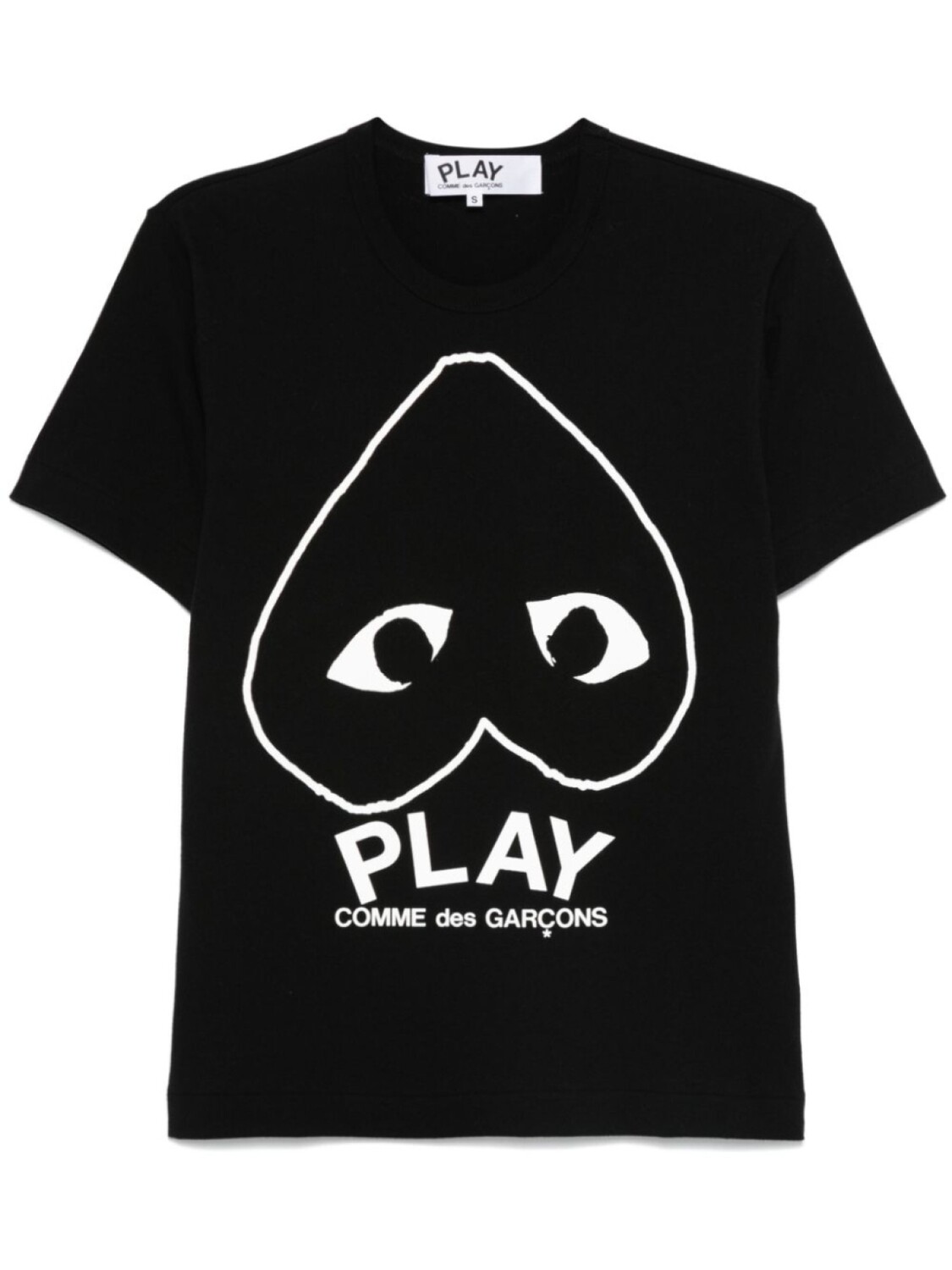 

Comme Des Garçons Play футболка с логотипом, черный