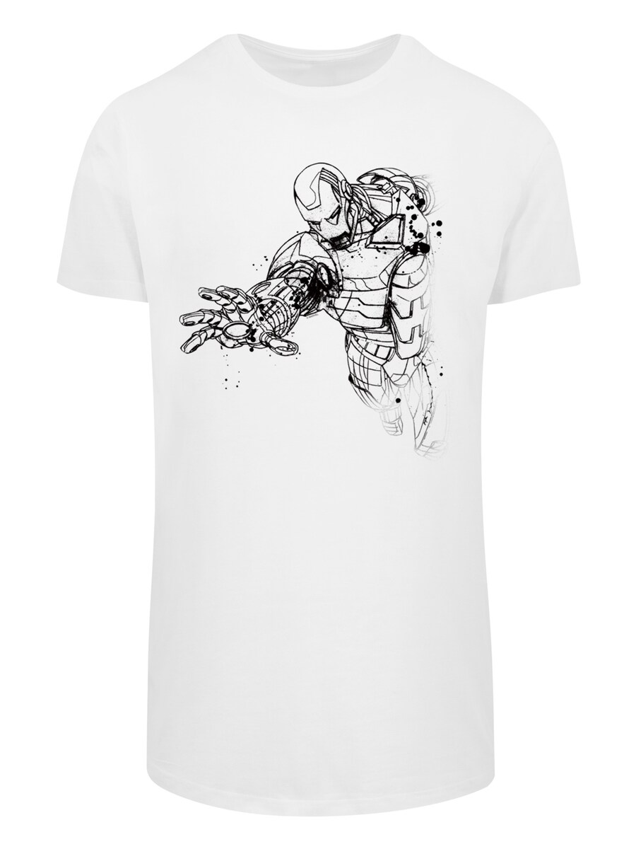 

Рубашка F4NT4STIC Marvel Avengers Iron Man, белый