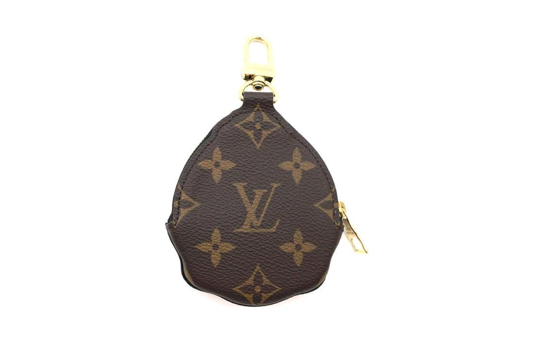 NIGO DUCK COIN CARD HOLDER Кожаный держатель для монет и карт Унисекс Желто-зеленый LOUIS VUITTON — фото 3