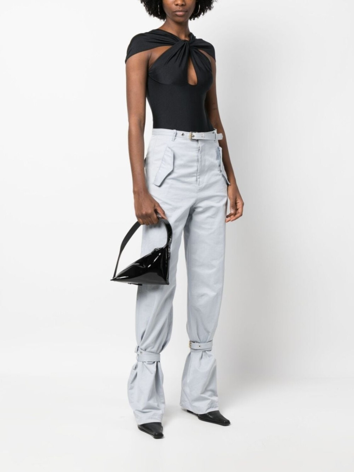 

Courrèges сумка на плечо The One, черный