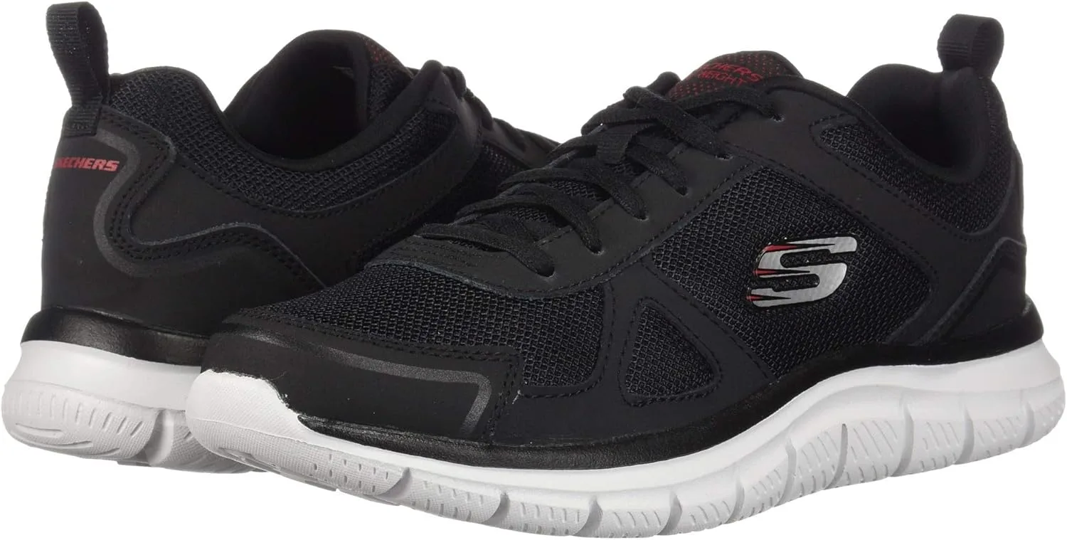 Мужские кроссовки Skechers Track-Scloric 52631-bbk, черный/красный — фото 3