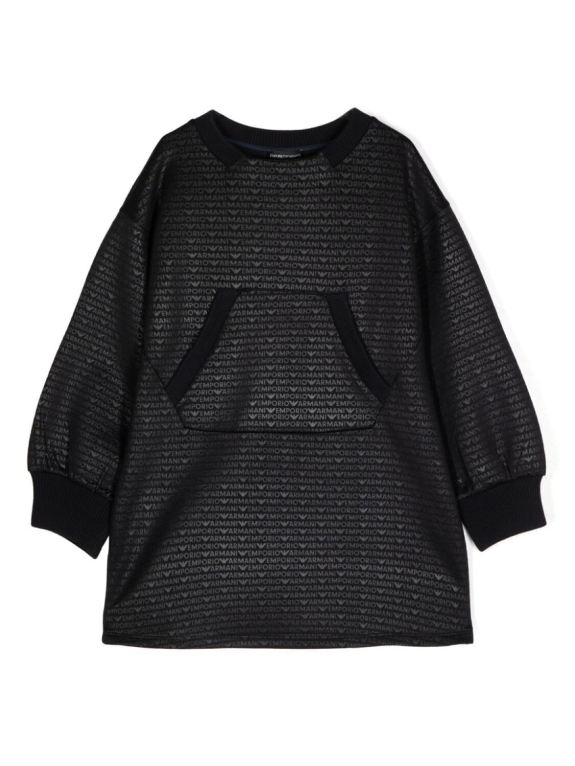 

Emporio Armani Kids платье с логотипом, черный