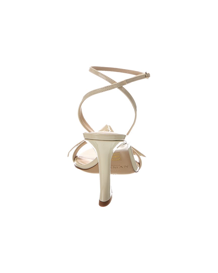 Alexandre Birman Clarita Bell 85 Patent Sandal, белый — фото 3