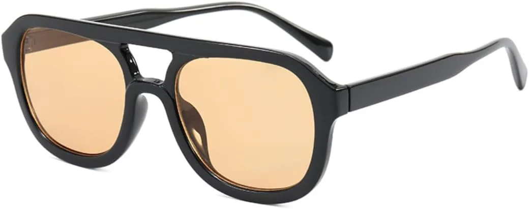 

Солнцезащитные очки с защитой UV400 | Светло-коричневые, с плоской верхней частью | для женщин и мужчин, для занятий спортом на открытом воздухе и вождения DSVIGF, 05