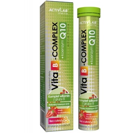 

Шипучие таблетки Vita B-Complex Coenzyme Q10 - 20 таблеток Activlab Pharma