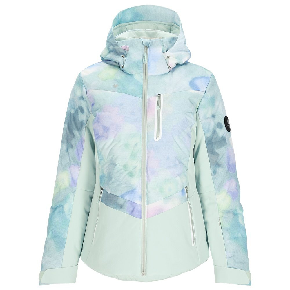 

Пуховая горнолыжная куртка Obermeyer Cosima (женская) - зима 2024 года, Flurry Blurry