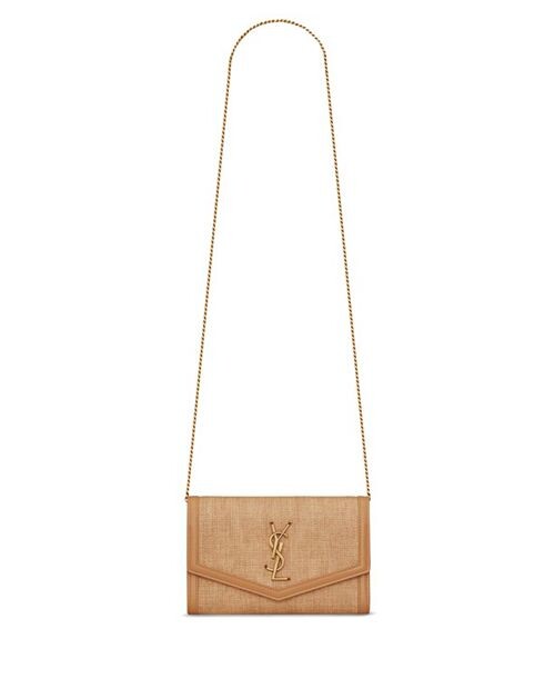 

Кошелек Uptown с цепочкой Saint Laurent, цвет Tan/Beige