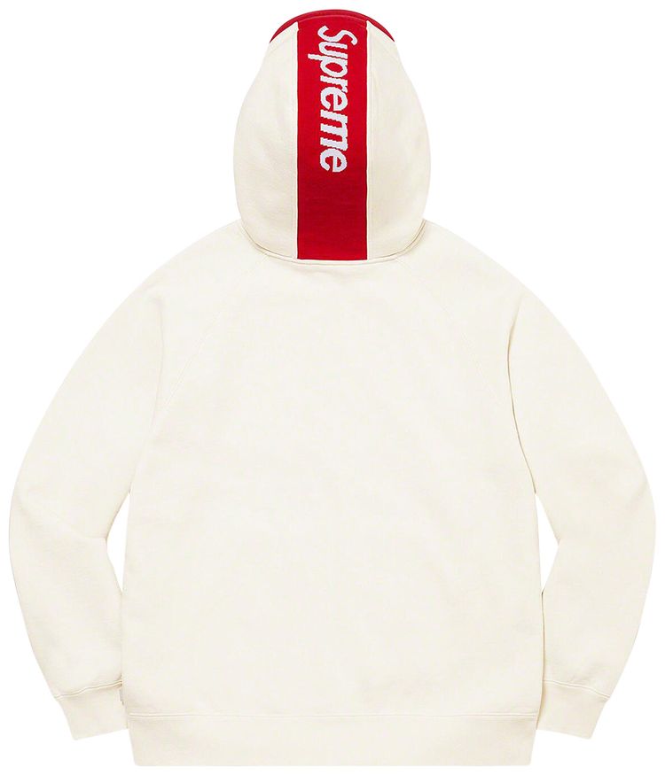 Толстовка Supreme Brim Zip Up Hooded Sweatshirt 'Stone', кремовый — фото 2