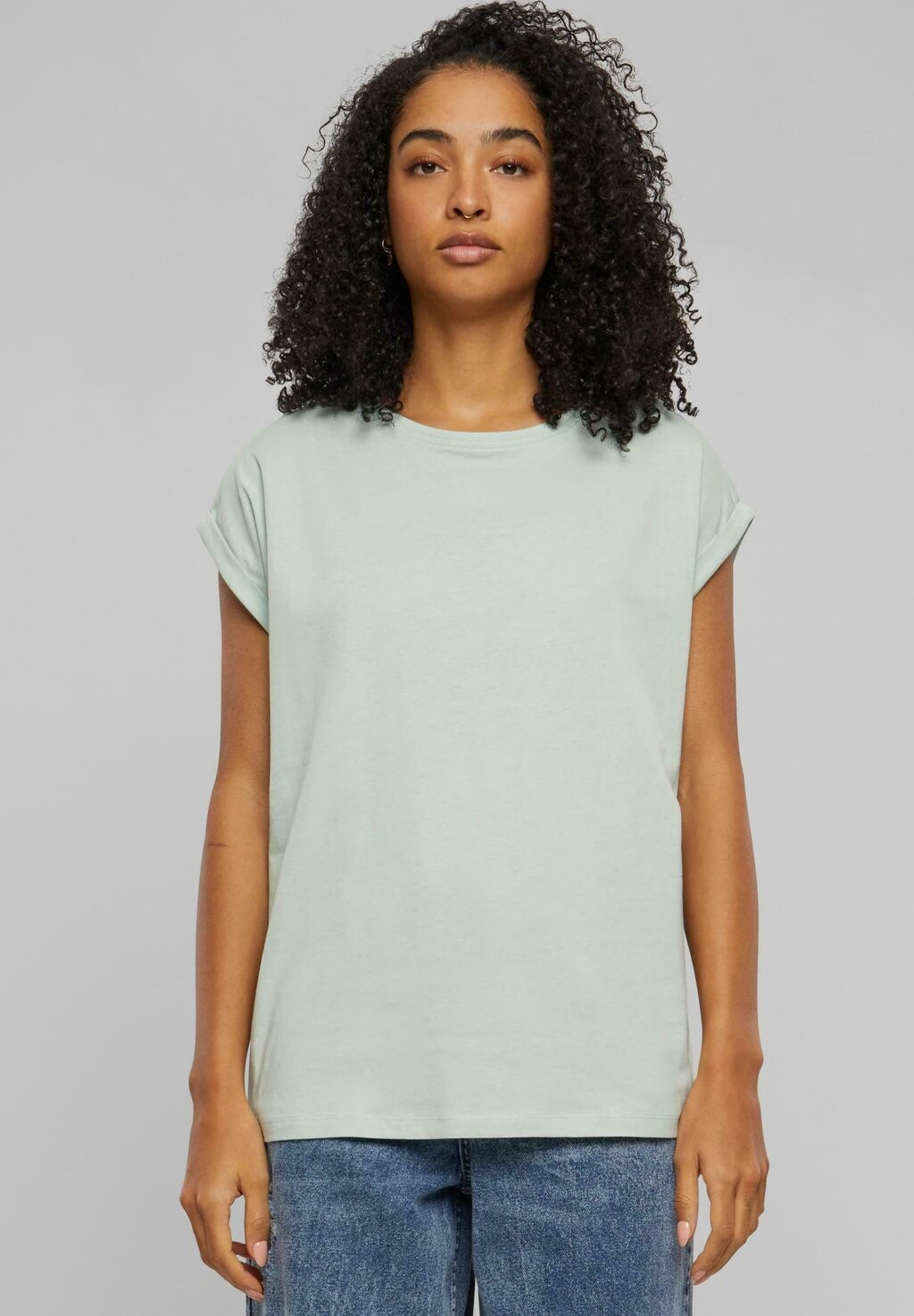 

Футболка базовая EXTENDED SHOULDER Urban Classics, цвет frostmint