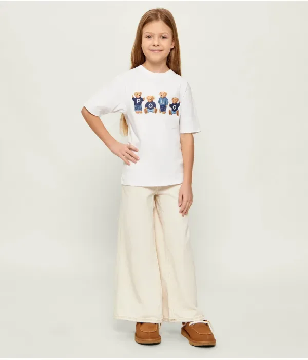 Футболка regular fit Polo Ralph Lauren, белый — фото 2