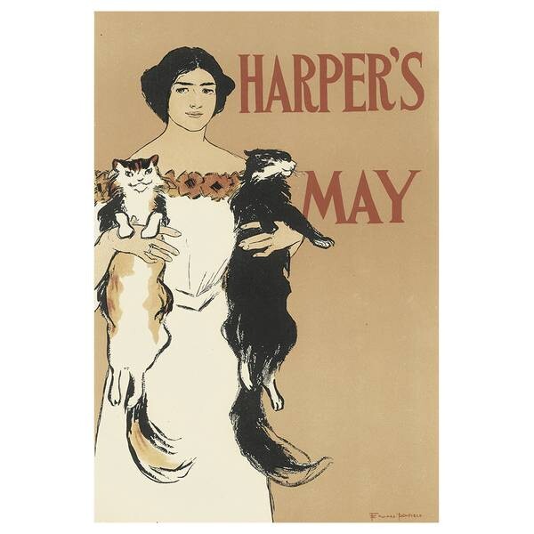 

Картина на холсте LegendArte Harper's May 1896, многоцветный