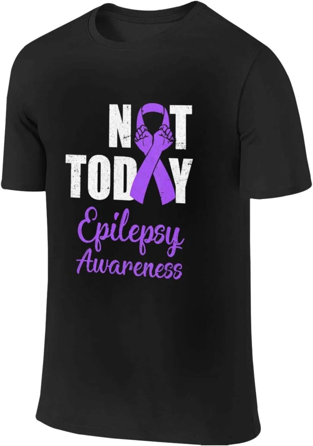

Футболка с коротким рукавом Not Today Epilepsy Awareness Ribbon SEAEAGLE